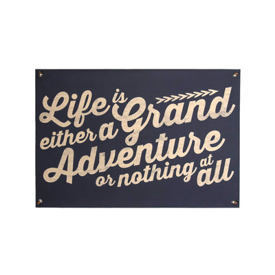 Life is a Grand Adventure | Canvas Banner