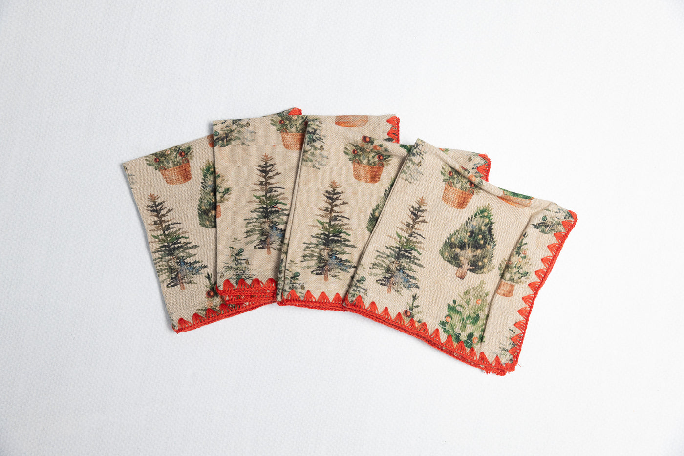 Vintage-Inspired Holiday Napkin Set