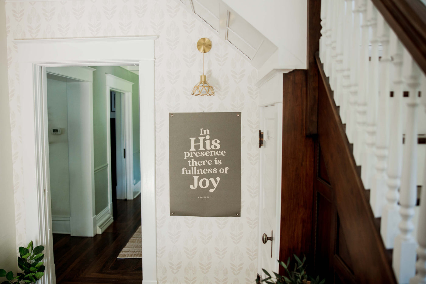 In His Presence | Canvas Banner