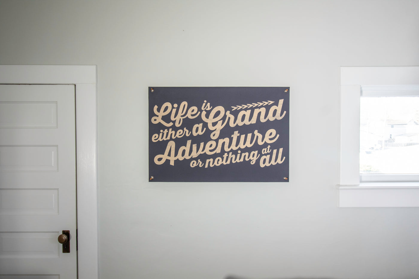 Life is a Grand Adventure | Canvas Banner