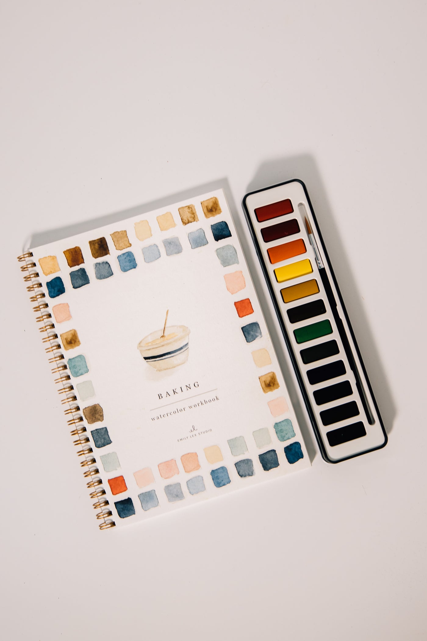 Watercolor Workbook & Paint Set