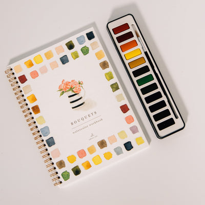 Watercolor Workbook & Paint Set