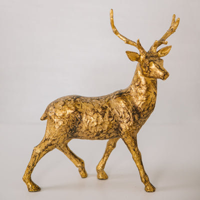 Gold Standing Deer