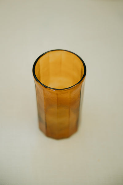 Amber Glass Vase