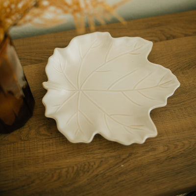 Glazed Leaf Plate