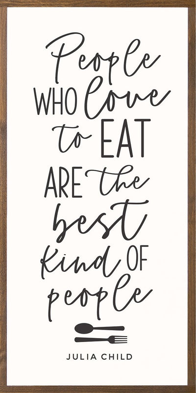 People Who Love to Eat - Julia Child