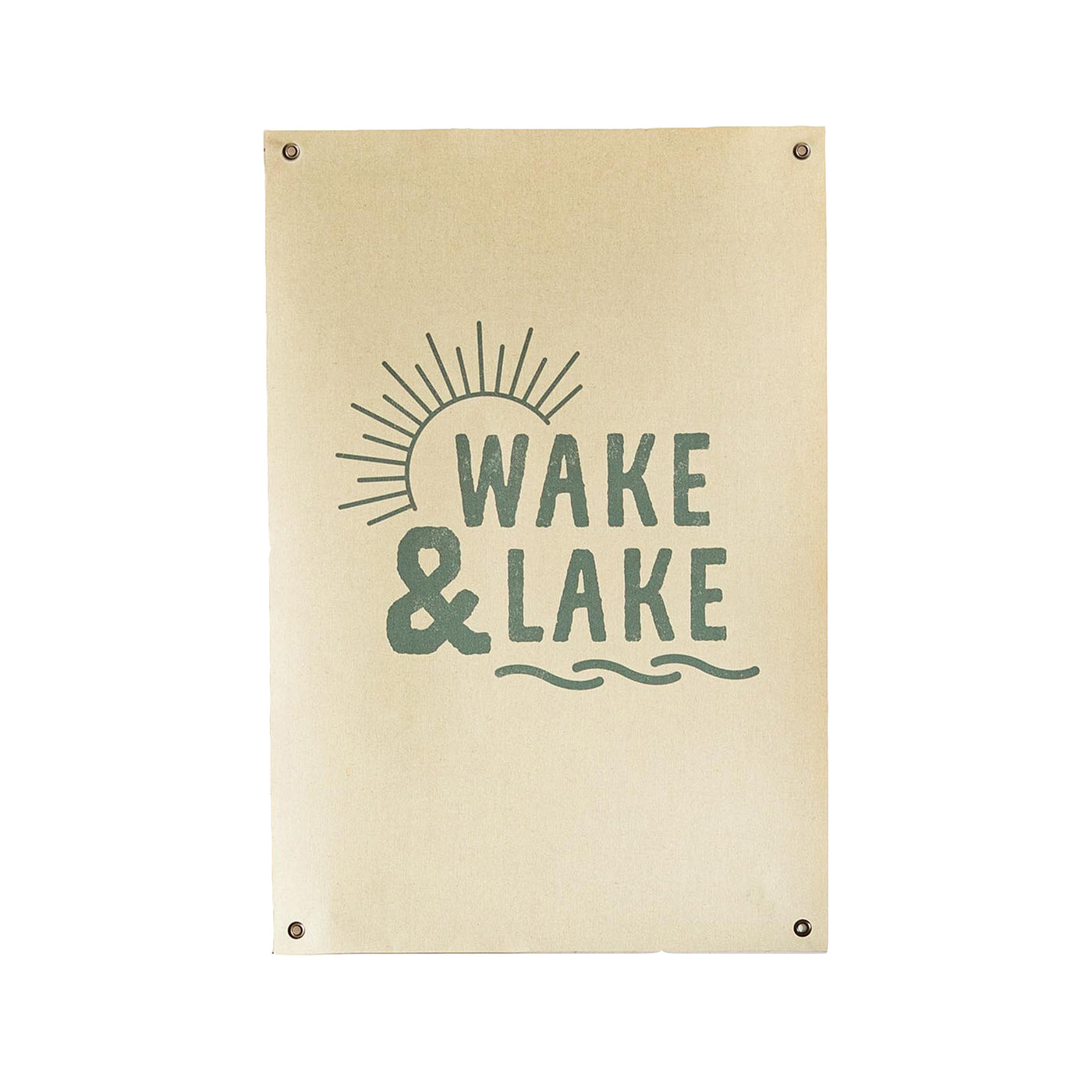 Wake & Lake | Canvas Banner