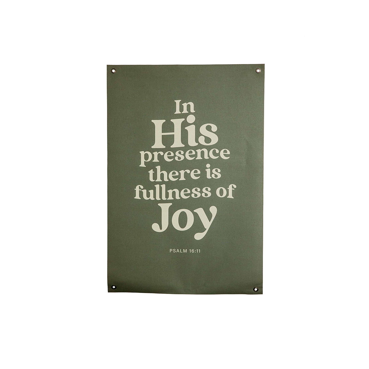 In His Presence | Canvas Banner