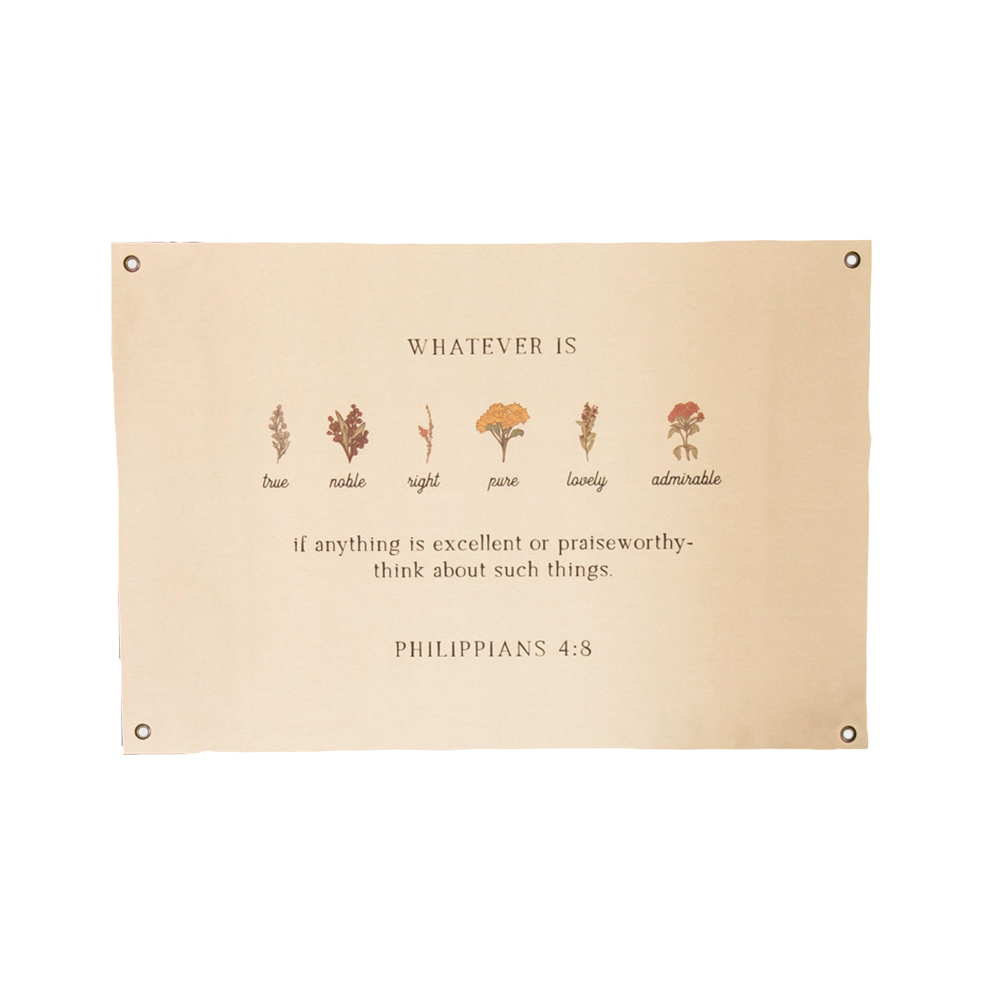 Whatever Is | Canvas Banner