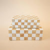 Callin Resin Checkered Box | 2 Sizes