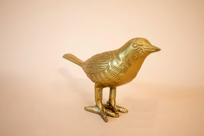 Gold Cast Iron Bird