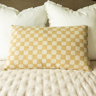 Lora Checkered Pillow